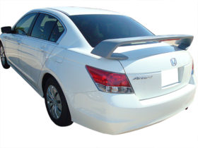 Honda Accord 4dr 2-Post Spoiler (2008-2012) Custom Style with Light