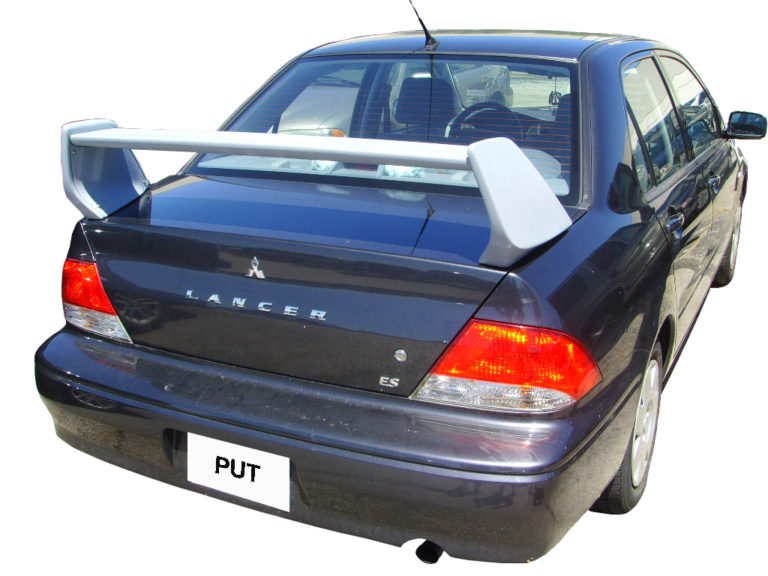 Mitsubishi Lancer EVO8 2Post Spoiler (20032006) Factory Style PU