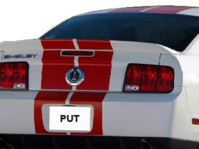 Ford Mustang Shelby Flush Mount Spoiler (2005-2009) Factory Style