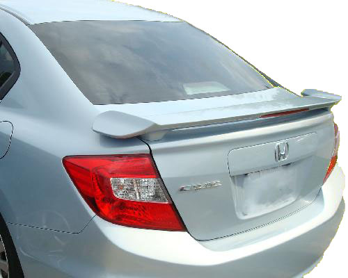 Hyper Wings Trunk Spoiler For 2012-2015 Honda Civic 4Dr – Factory Style, Primer