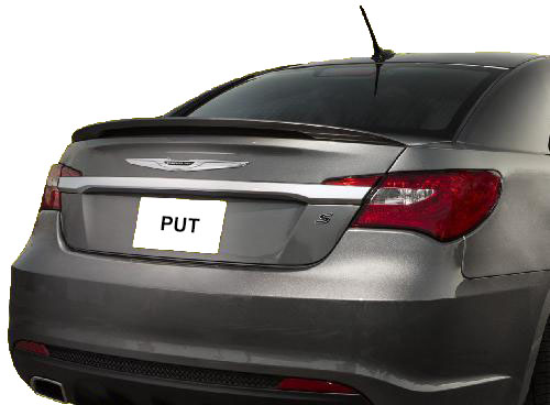 Free-Motor802 OE Style Trunk Spoiler For 2011-2014 Chrysler 200 4-Door - Matte Black ABS, Flush Mount