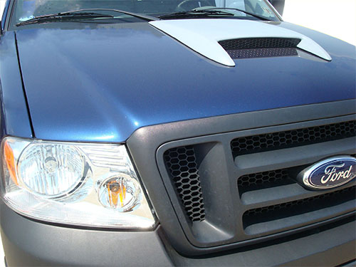 Xtreme Autosport Unpainted Hood Scoop Compatible with 2004-2008 Ford F150 by MrHoodScoop HS009 