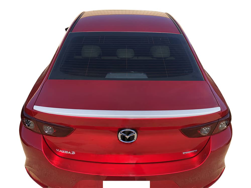 Mazda 3 4dr Flush Mount Spoiler (2019 UP) Factory Style - PU Tech