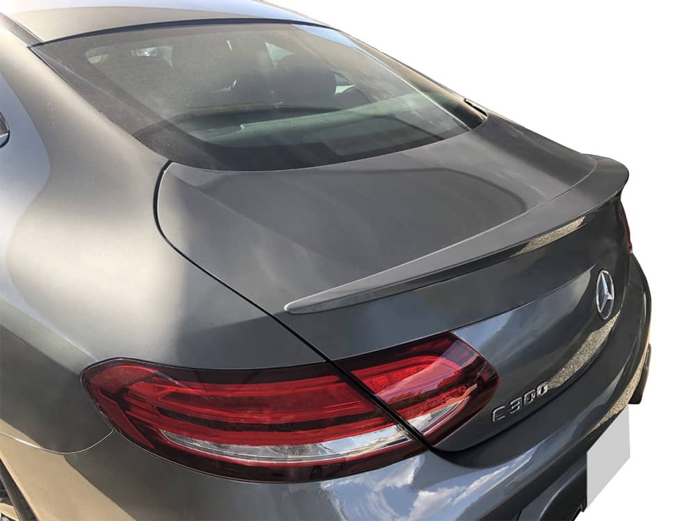 Mercedes C-Class Coupe Flush Mount Spoiler (2017-2023) Factory Style - Image 2