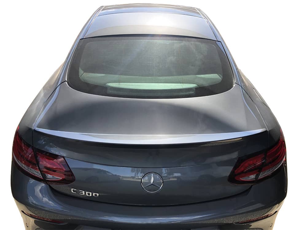 Mercedes C-Class Coupe Flush Mount Spoiler (2017-2023) Factory Style - Image 3